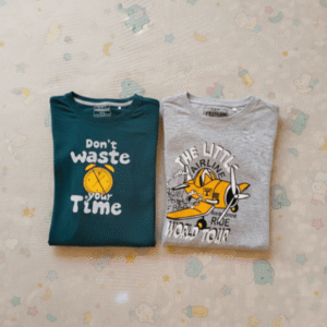 ২ পিস বেবি ফুল হাতা টিশার্ট